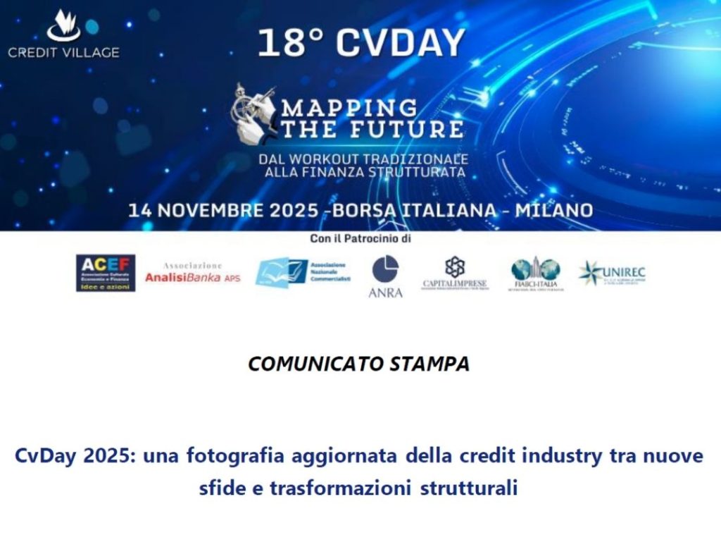 CvDay 2025: una fotografia aggiornata della credit industry tra nuove sfide e trasformazioni strutturali