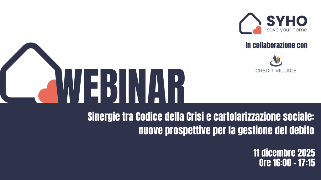Cartolarizzazione a valenza sociale, un aiuto concreto per il sovraindebitamento