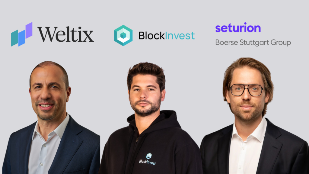 Weltix, BlockInvest e Seturion insieme per la prima infrastruttura italiana dei titoli tokenizzati